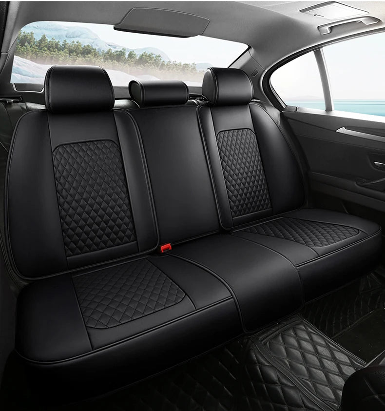 Універсальні чохли на автокрісла – комплект повного покриття з нубукової шкіри Nappa