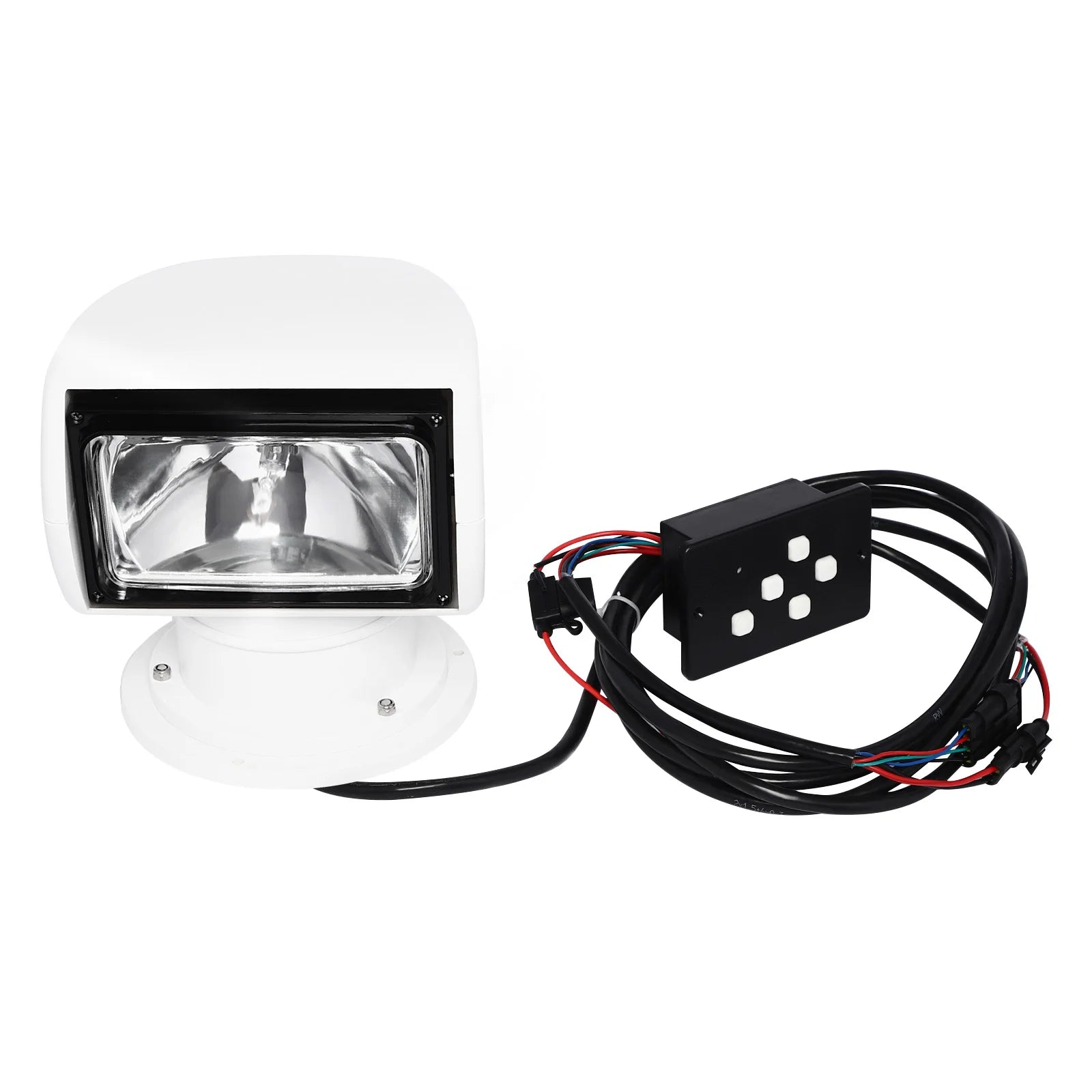 Marine Searchlight Remote Control 12V 100W Waterproof White 360 Rotatable