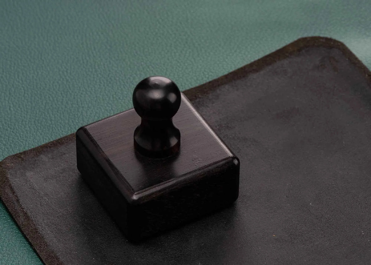 Wooden Leather Edge Burnishers — Round and Square Options
