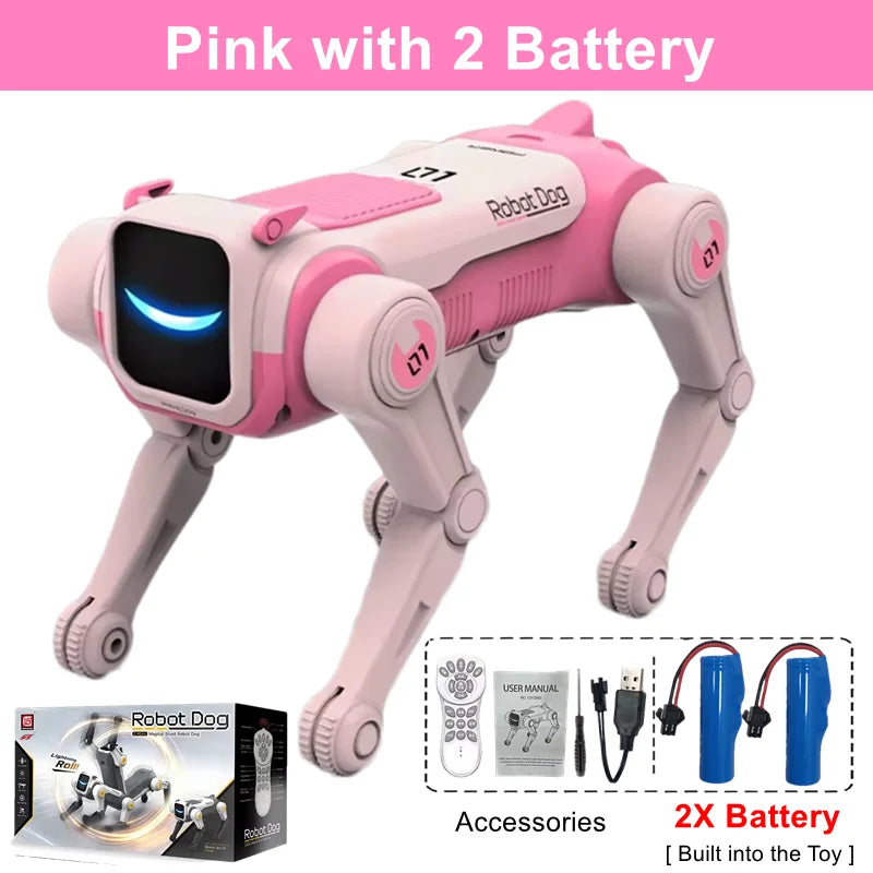RC Mekanisk Robot Hund med Stemmekontrol og Tricks