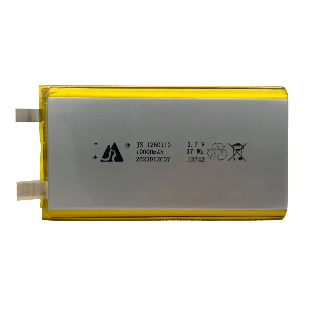 1260110 3.7V Lithium-Polymer Battery, Pack Options