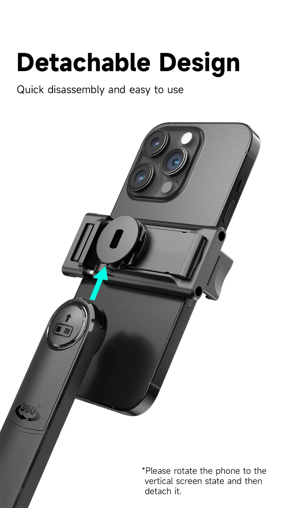 C17 sledovací stativ na telefon a držák na selfie