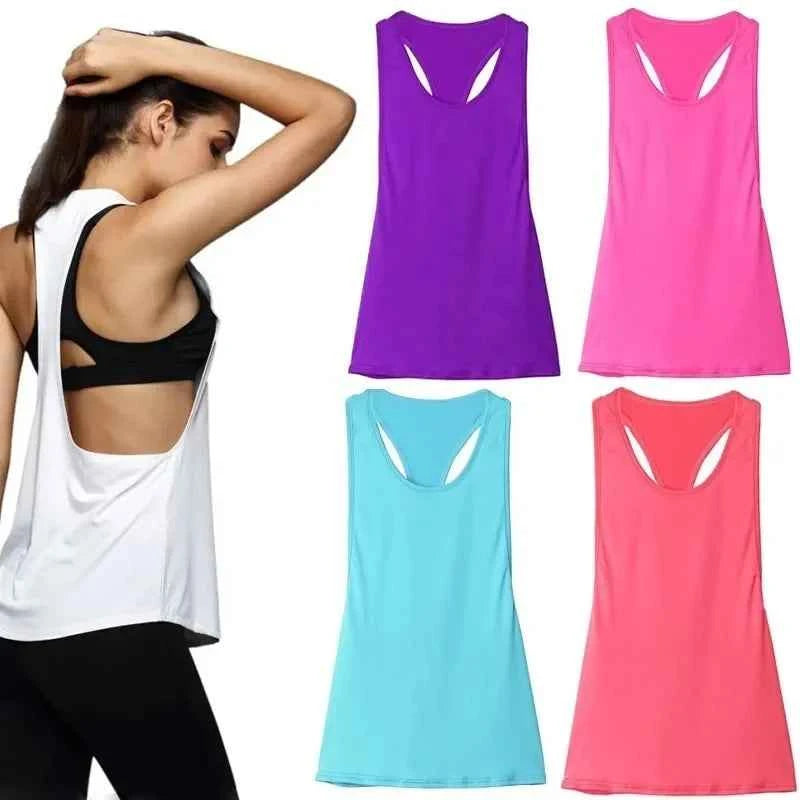 Women's Racerback Polyester Workout Tank
