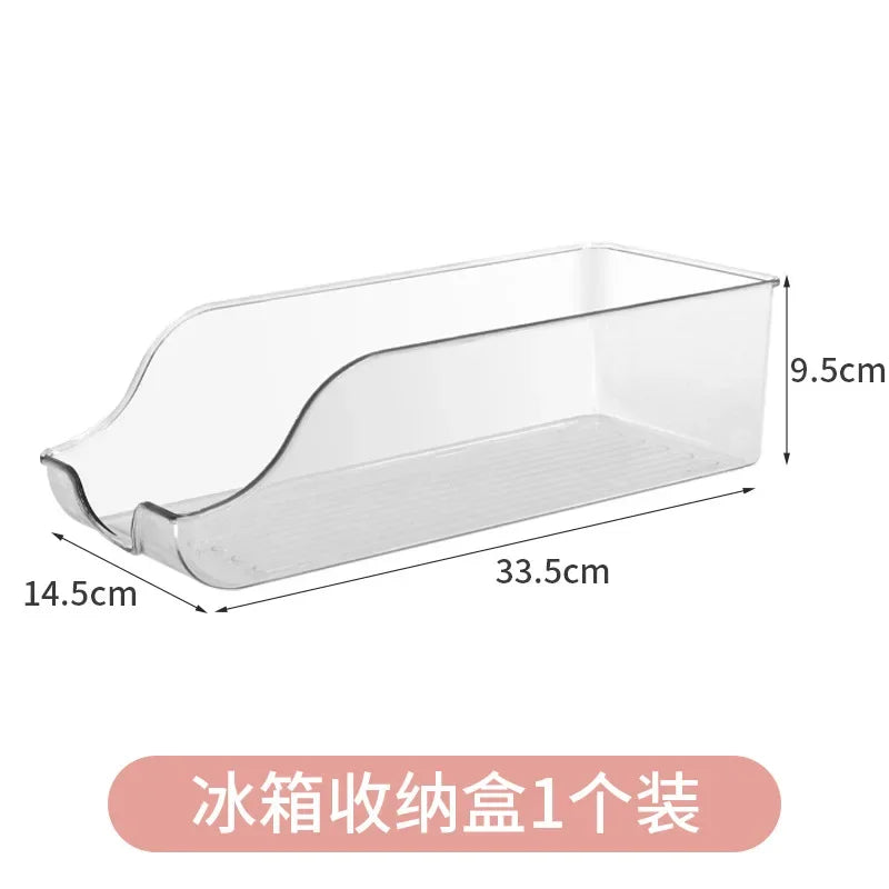 Stackable Refrigerator Storage Box and Can Organizer