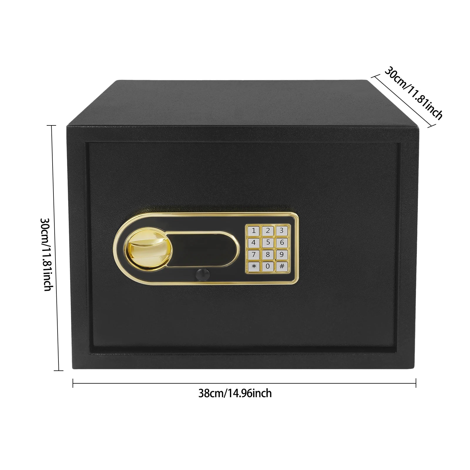 Digital Keypad Safe Box 6.6Gal Steel Security