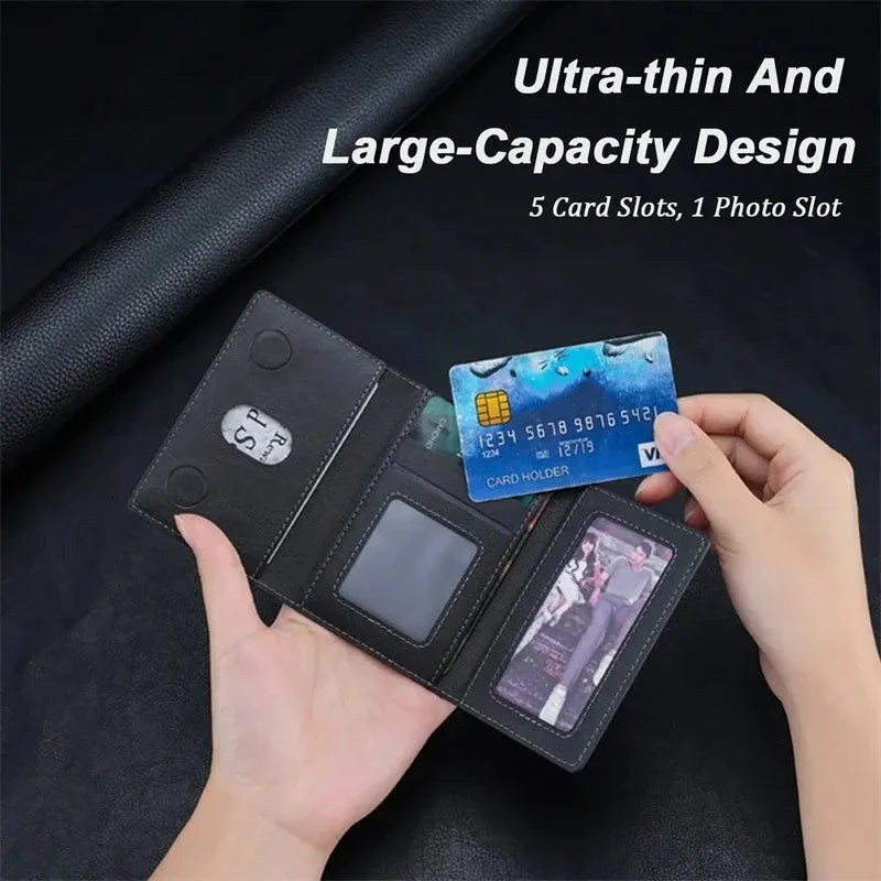 Powerful Magnetic Leather Wallet Magsafe for IPhone 16 15 Pro Max for IPhone 15 14 Pro Card Holder Phone Pouch Protective Case