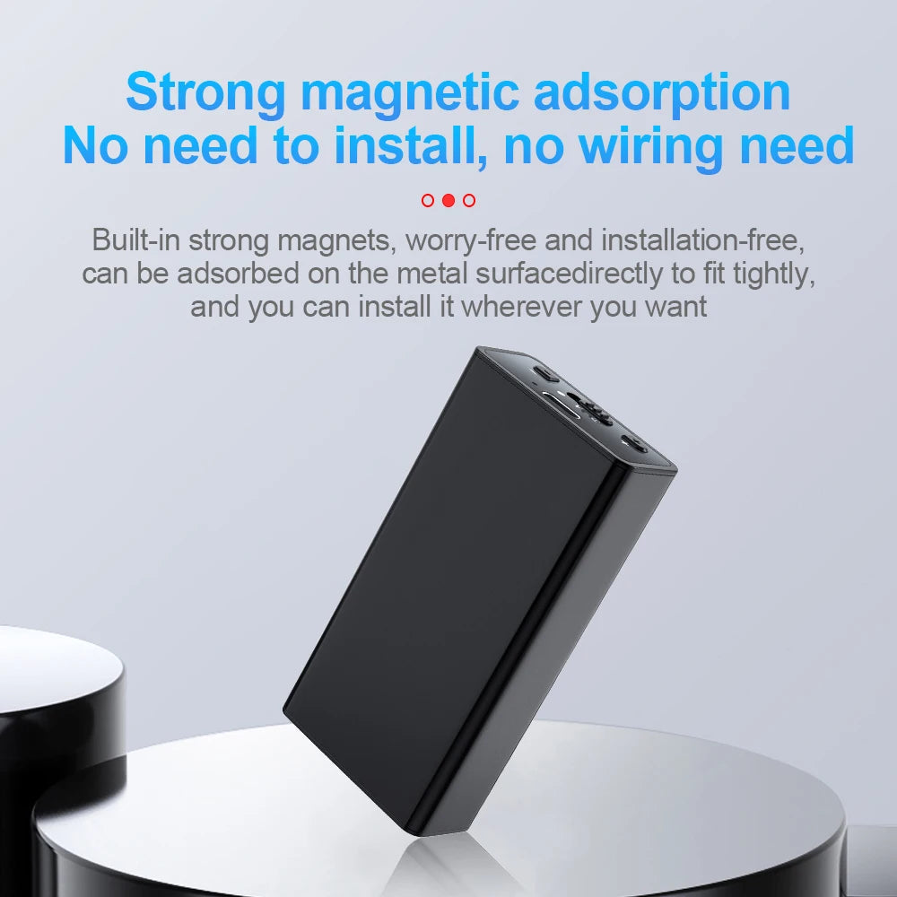 900Hours Small Sound Activated Voice Recorder 8G-64GB USB Flash Drive Audio Dictaphone Noise Reduce Magnet Attraction Mp3 Player