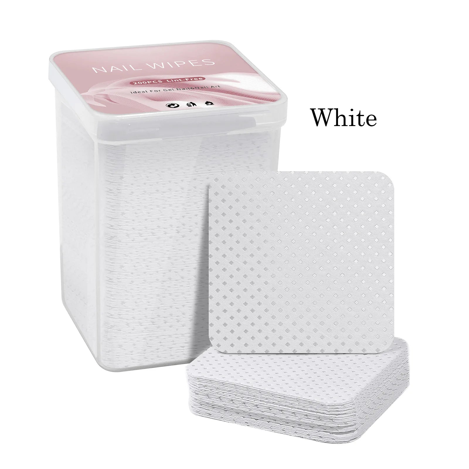 Lint-Free Nail Polish Remover Cotton Wipes UV Gel Tips Remover Cleaner Paper Pad Nails Polish Art Cleaning Manicure Tools