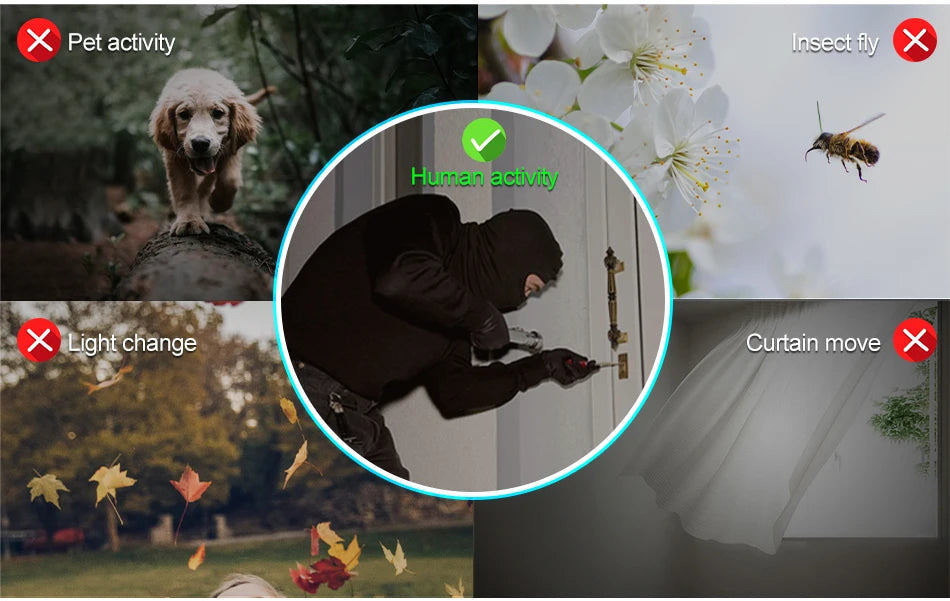 MISECU bežična vanjska sigurnosna kamera s 5MP noćnim vidom u boji