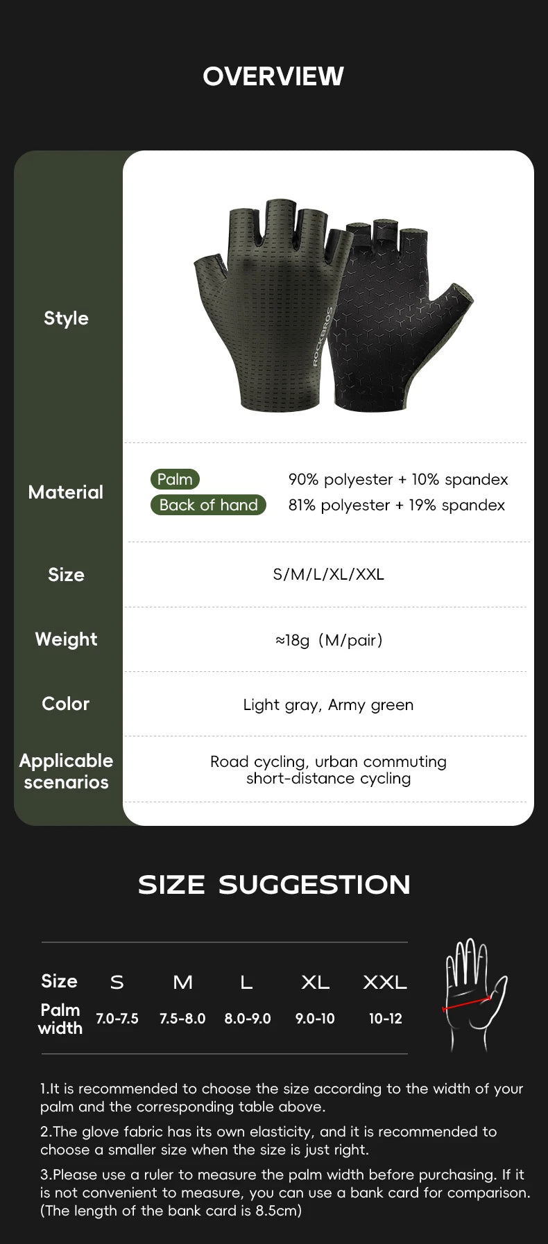 Half Finger Cycling Gloves for Summer MTB Riding