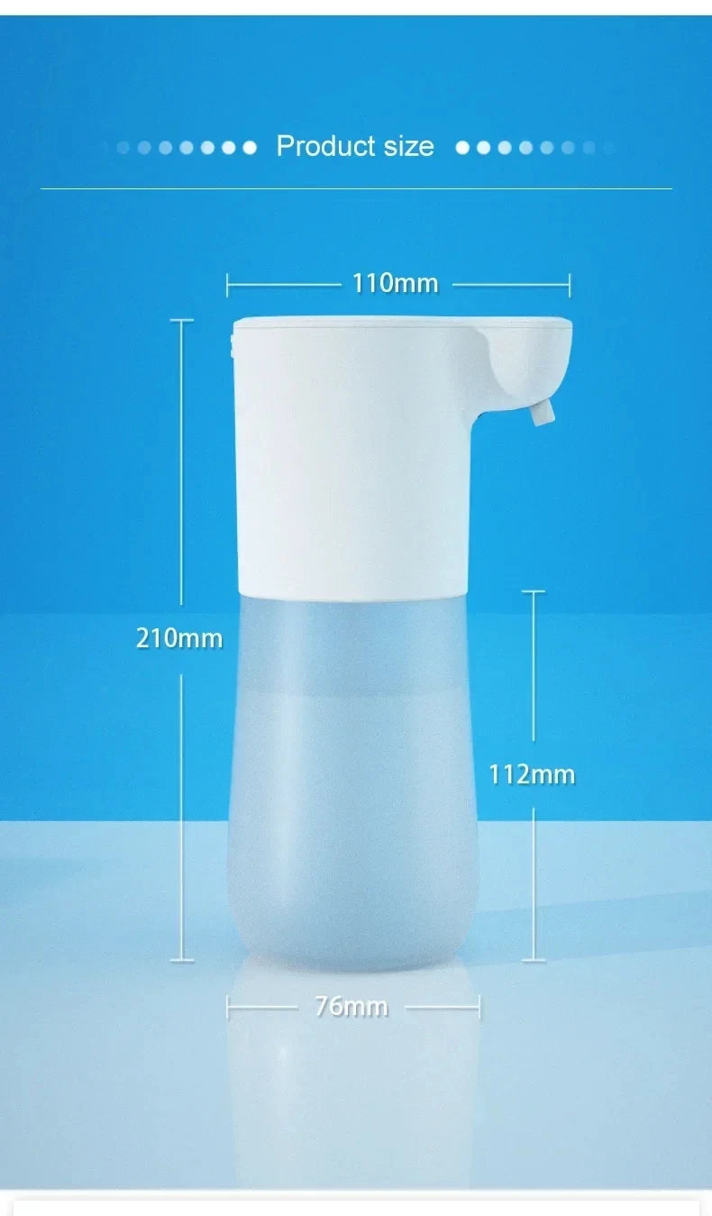 Inteligentný senzorový automatický dávkovač mydla 600 ml USB nabíjateľný bezdotykový pena dávkovač