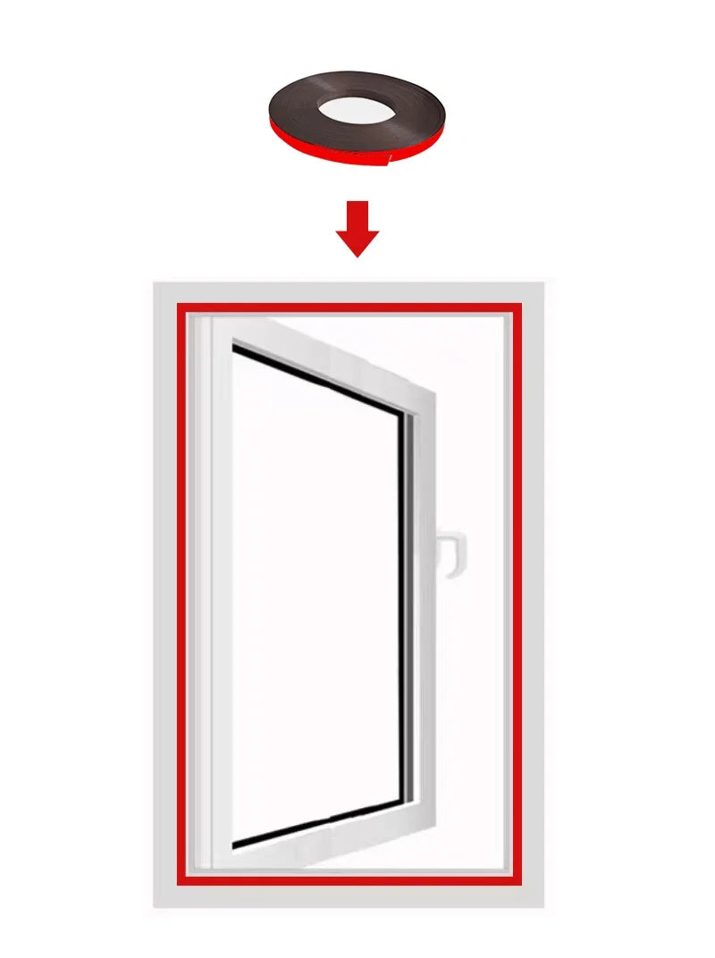 Removable Magnetic Window Insect Screen Kit