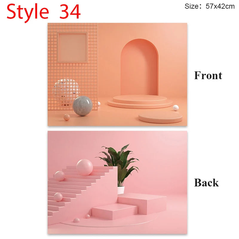 Double-Sided Photo Background Sheet, 57 × 42cm