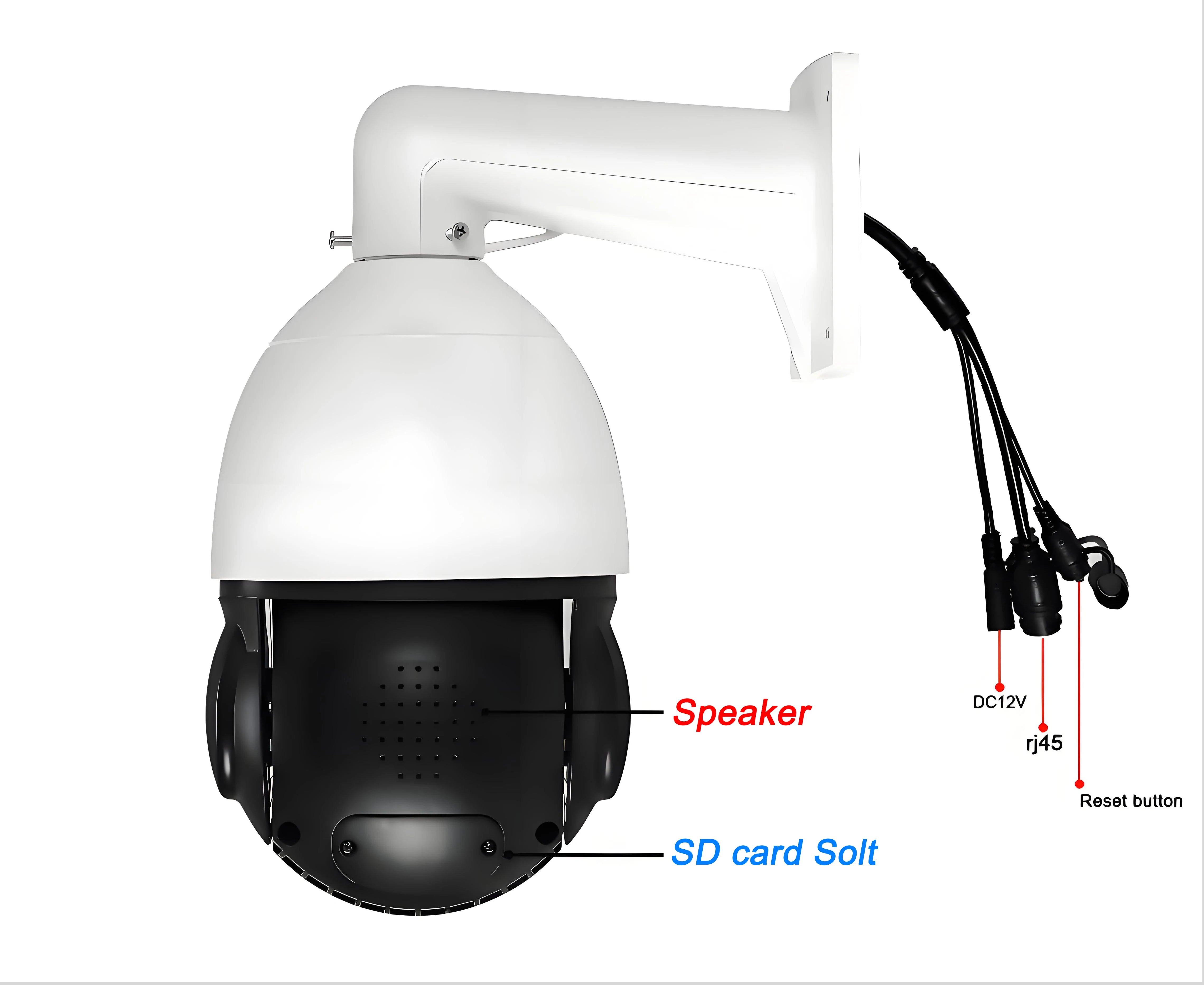 8MP 4K PTZ IP Surveillance Camera with 90X Optical Zoom