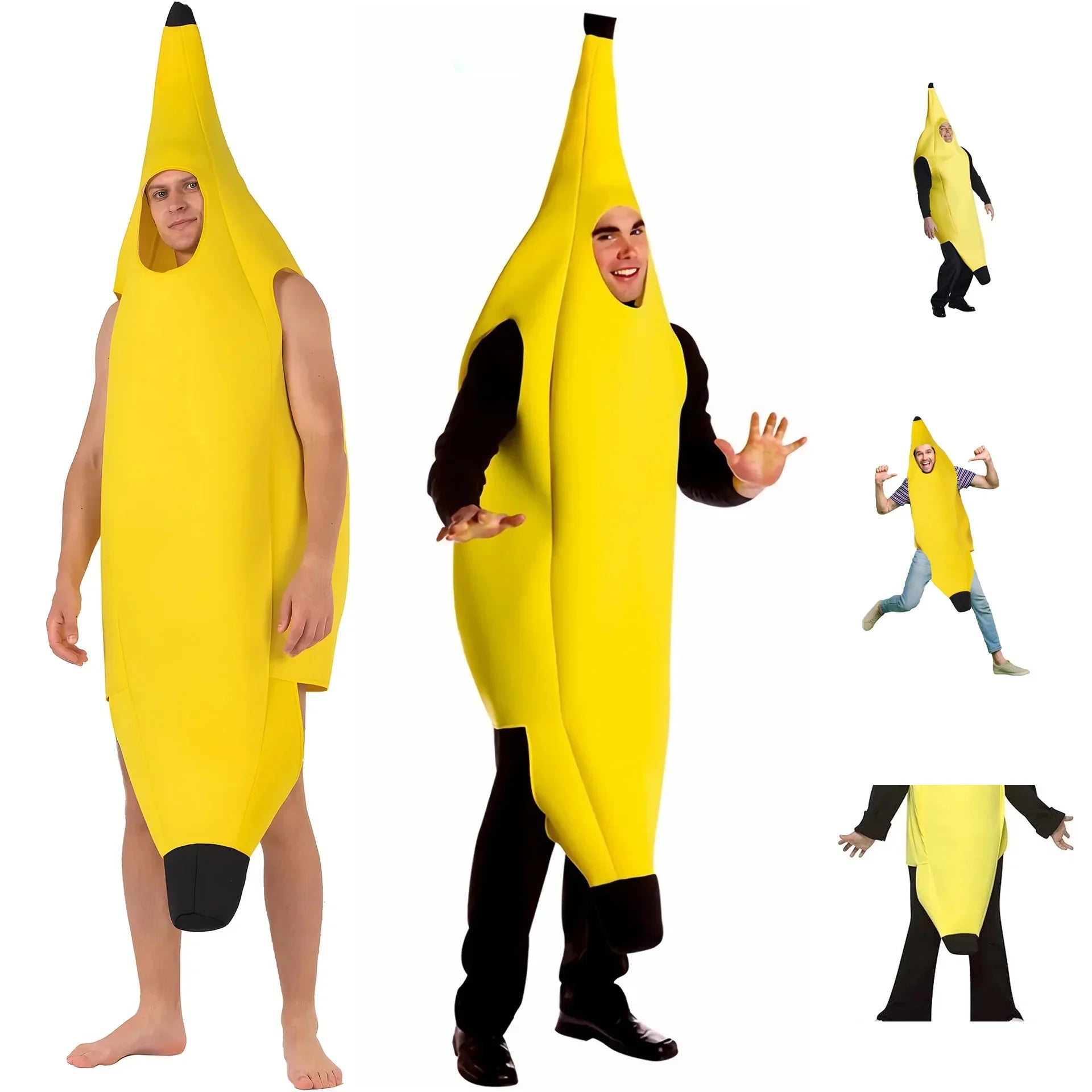 Funny Adult Banana Costume for Parties and Cosplay