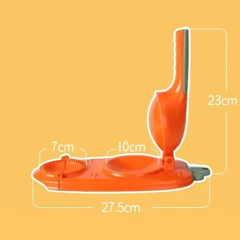 DIY Dumpling Wrapper Artifact Plastic Manual Wrapper Making Mold Dough Pressing Tool Baking Pastry Dumpling Maker Gadget