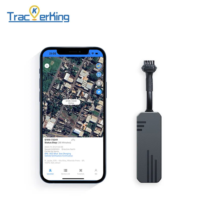 5 piezas Trackerking J14 rastreador GPS, dispositivo 2G, localizador en tiempo real, GT06 protocolo, con plataforma gratuita, app, alarma acc