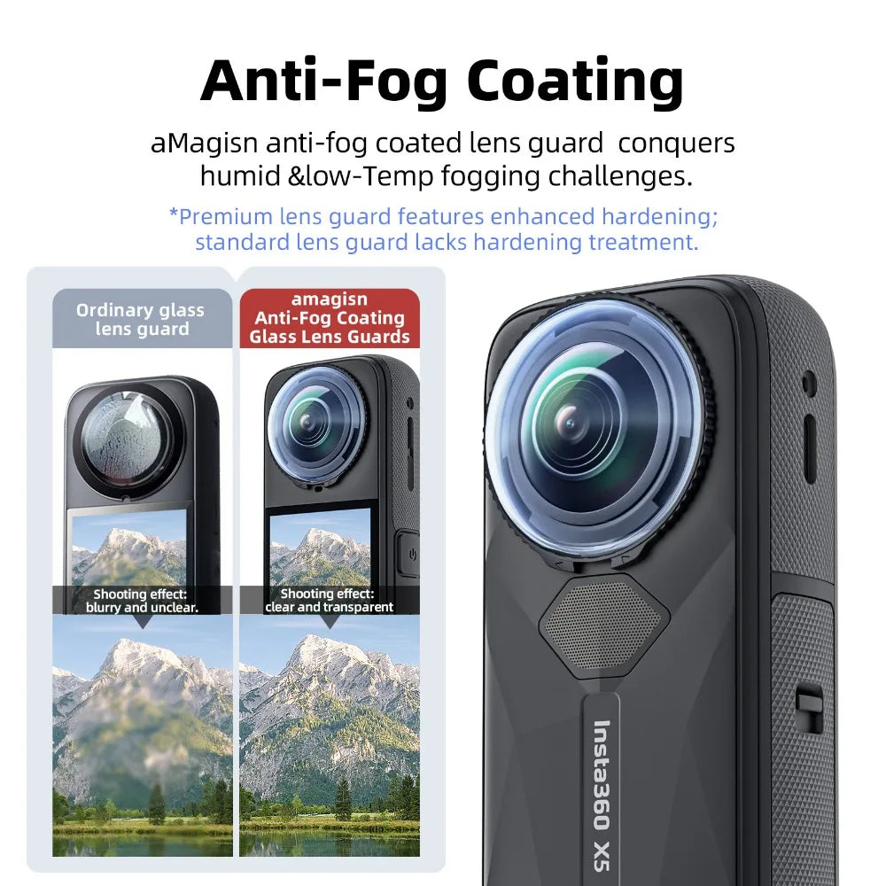 Tempered Glass Lens Guards for Insta360 X5, PF10 and PF11