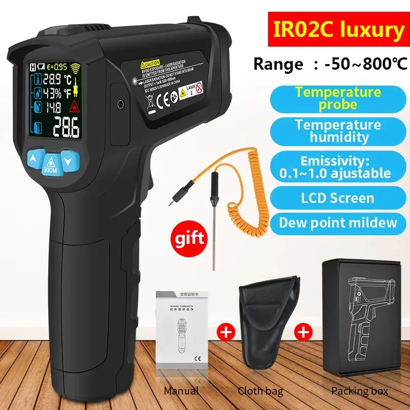Infrared Surface Thermometer, IR01C/D, IR02C & IR03A/B