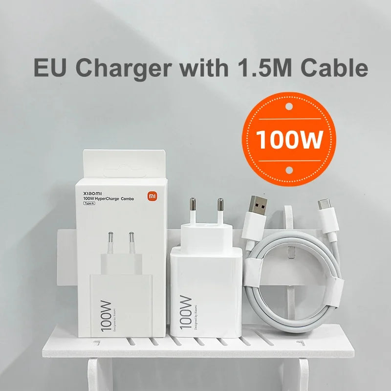 Xiaomi 100W USB-C Wall Charger with 6A USB-C Cable