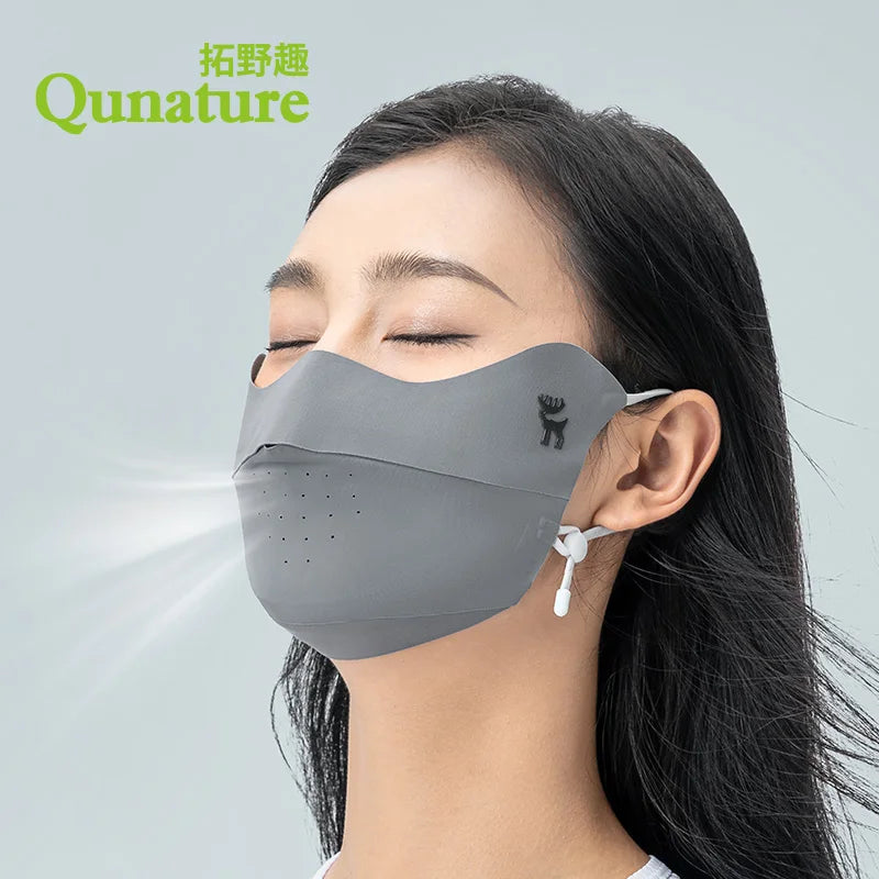 Ice Silk UV Protection Face Mask for Summer Outdoor Sport