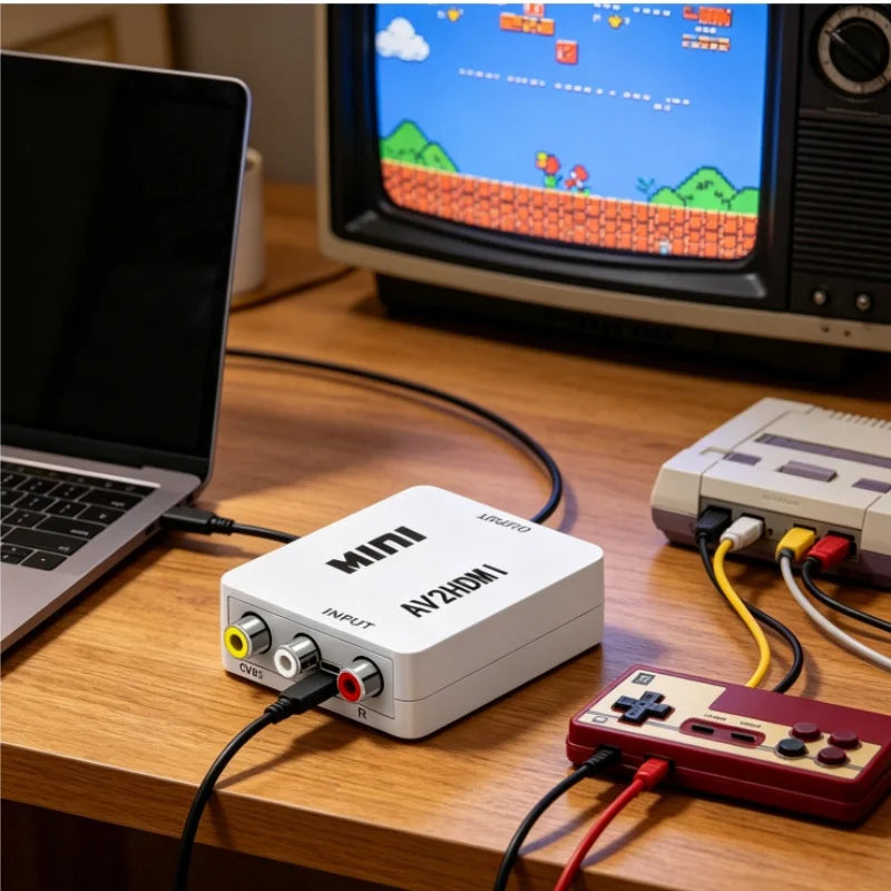 Convertitore audio e video da AV a HDMI