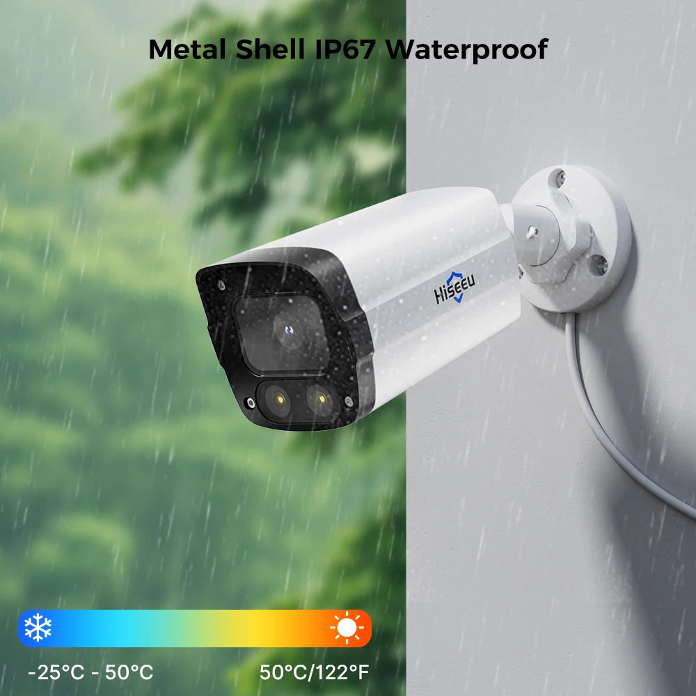 12MP POE IP Security Camera with Vehicle Detection