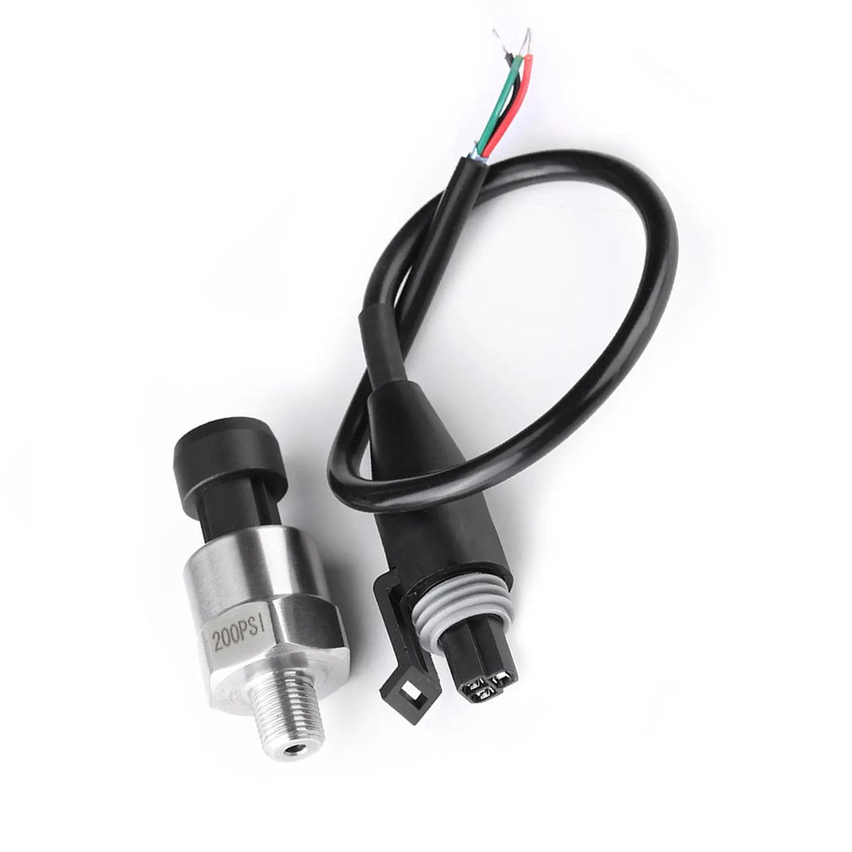 Sensor de Presión Rosca 1/8NPT, Transductor de Presión en Acero inoxidable para Aceite Combustible Aire Agua