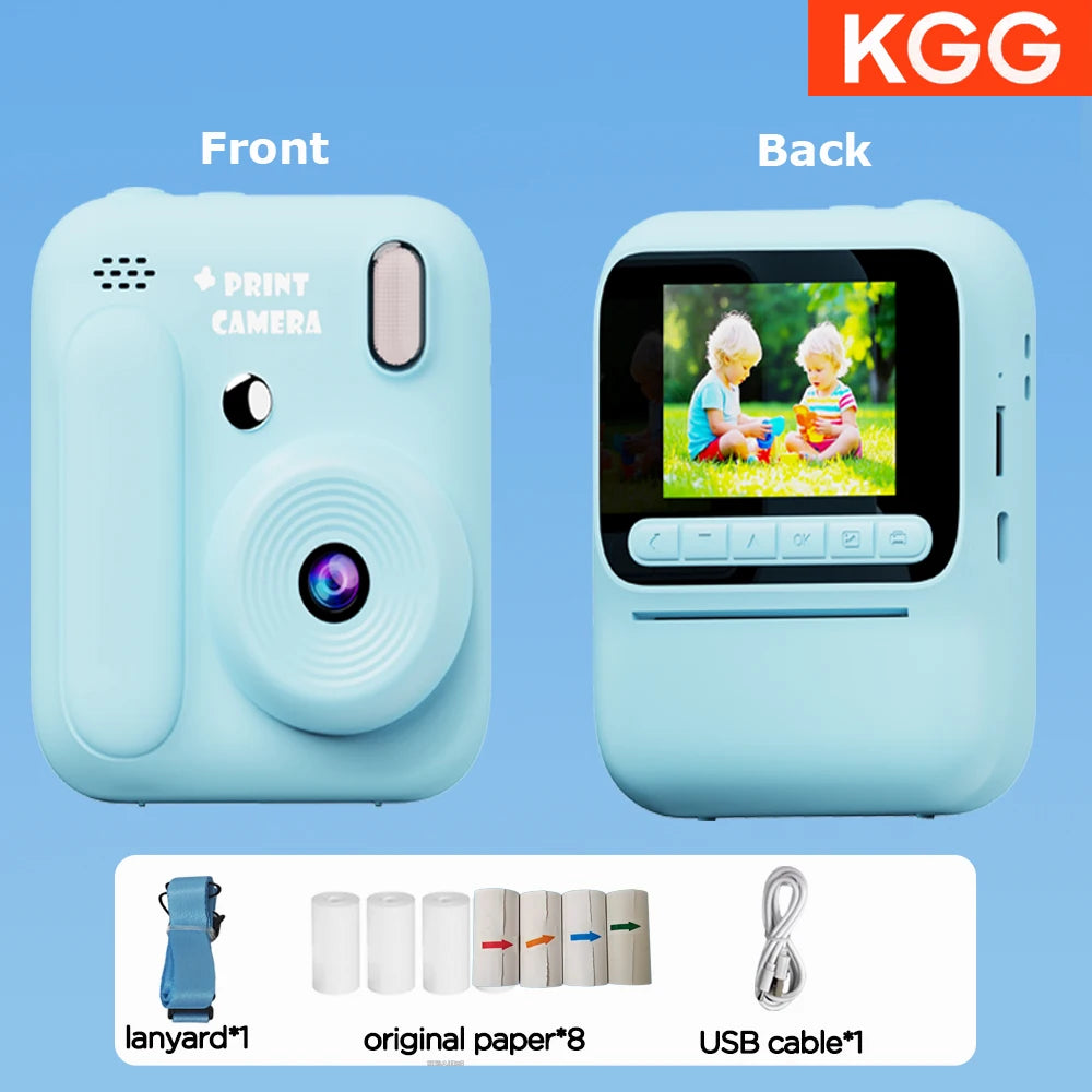 Kids Instant Color Printing Camera 32GB 1080P