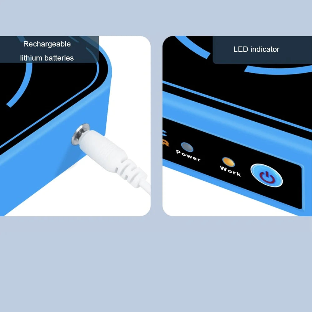 Rechargeable Mini Magnetic Stirrer 3000RPM 1200mAh Li-ion Battery With 2 Pcs Stir Bars Laboratory Magnetic Mixer