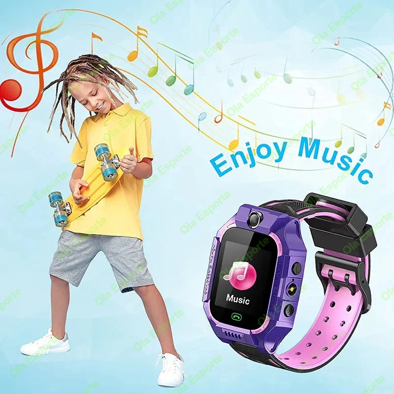 Montre connectée d’enfants avec appels 2G et bouton SOS