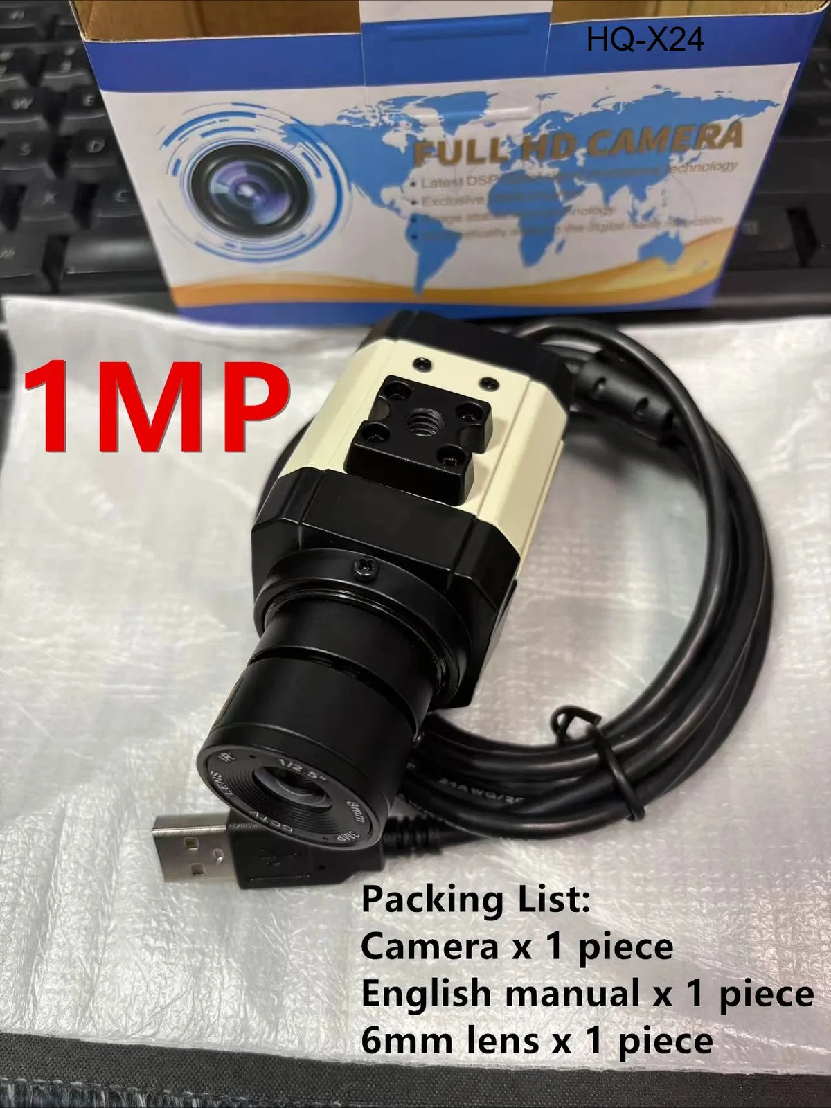 4MP 30fps USB Webcam with Varifocal Zoom Lens