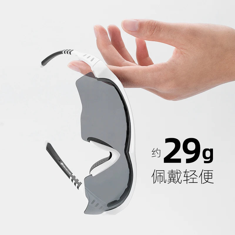 Polarized Cycling & Motorcycle Glasses with 3 Interchangeable Lenses