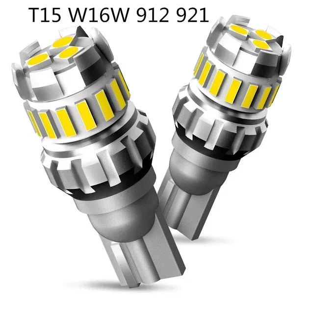 2pcs P21W LED Canbus Bulbs 6500K White