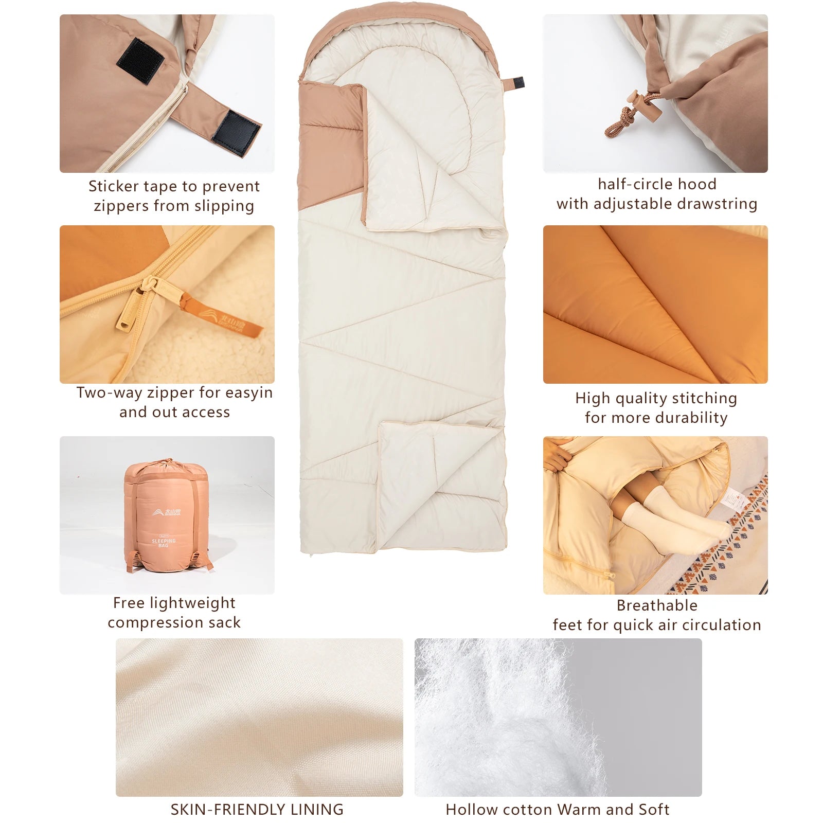 Ultralight 4 Season Camping Sleeping Bag