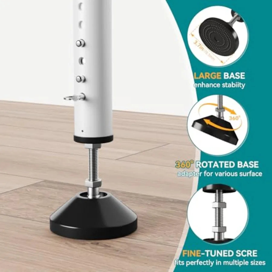 Verstelbare schuifdeur- en raambeveiligingsstang 6,5–48 inch