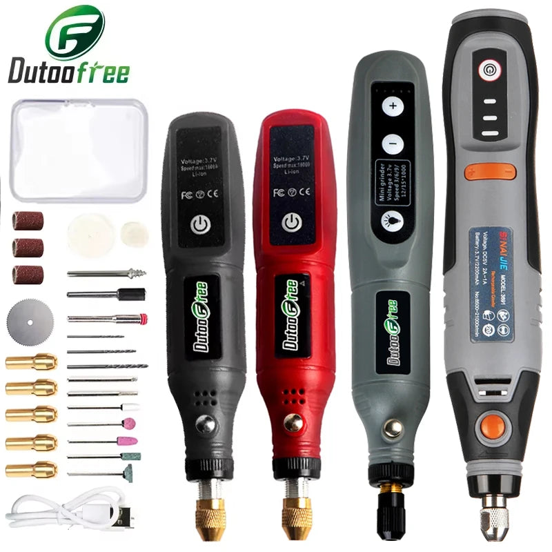 USB-Rechargeable Mini Rotary Tool - Style Options