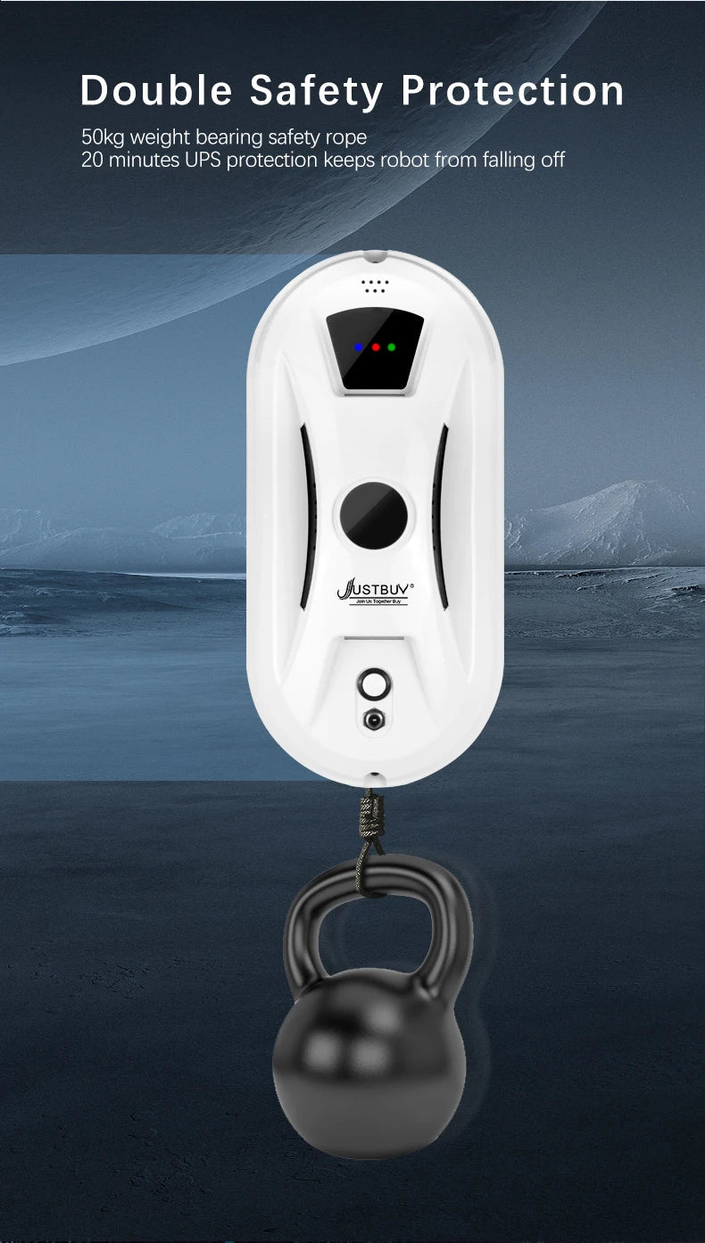 Window Robot Vacuum Cleaner Auto Working Electric Glass Limpiacristales Remote Control For Home