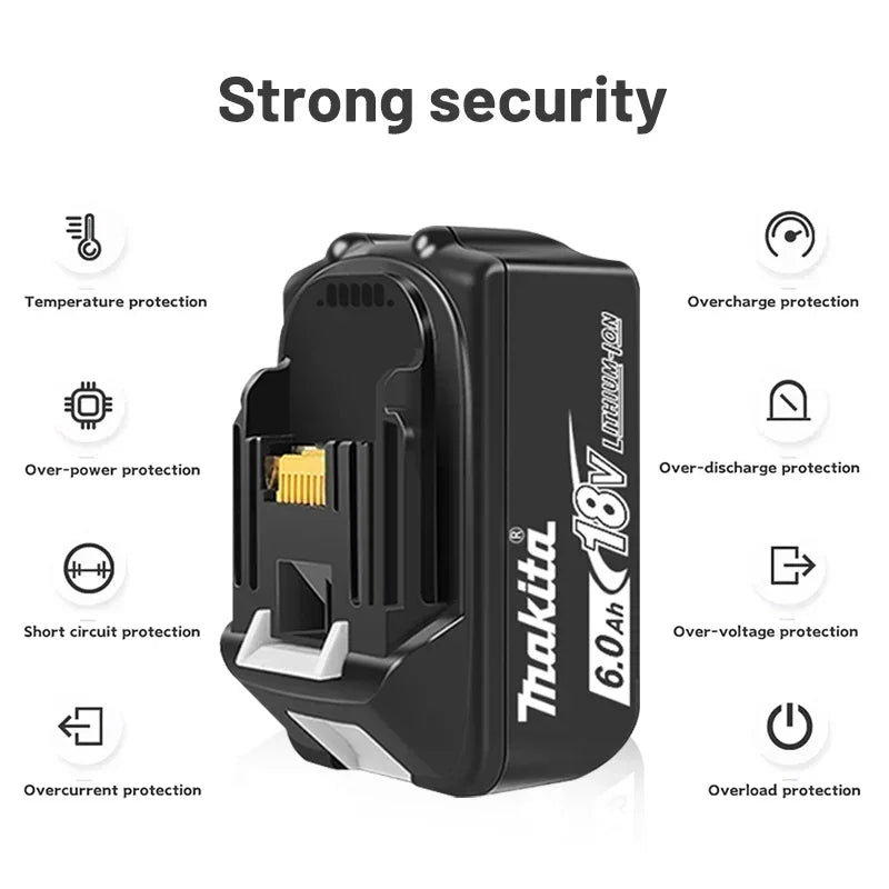 Makita 18V 6.0Ah Rechargeable Lithium Battery