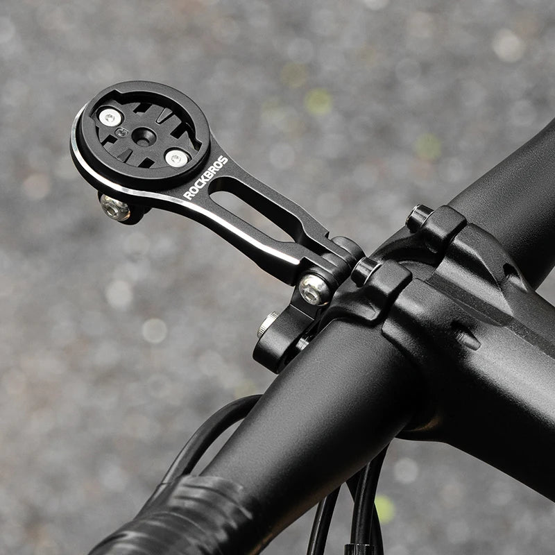 Prolunga per Supporto Computer da Bici con Porta Luce Anteriore Staffa in Lega