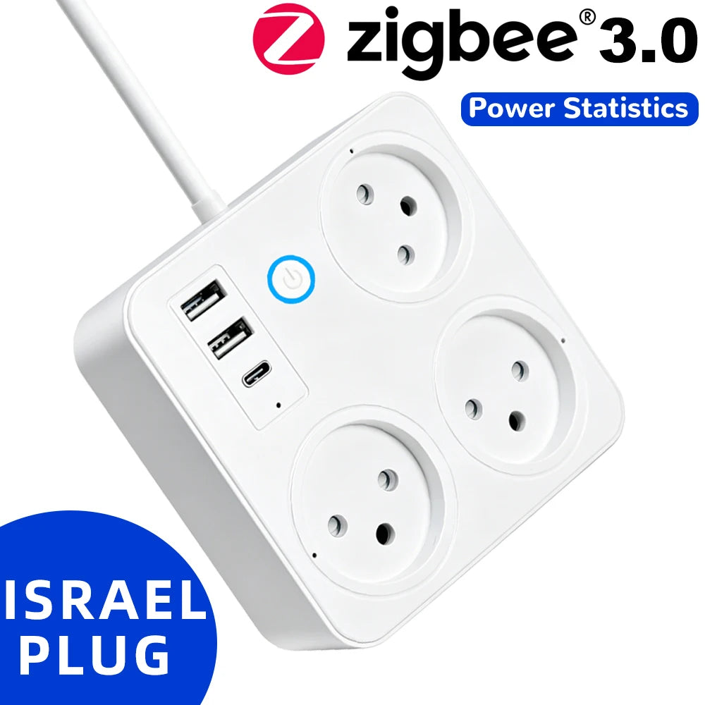 Israel-Standard Zigbee Smart Plug or Power Strip