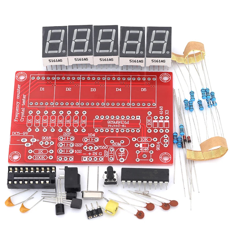 1Hz-50MHz DIY Frequency Counter Kit