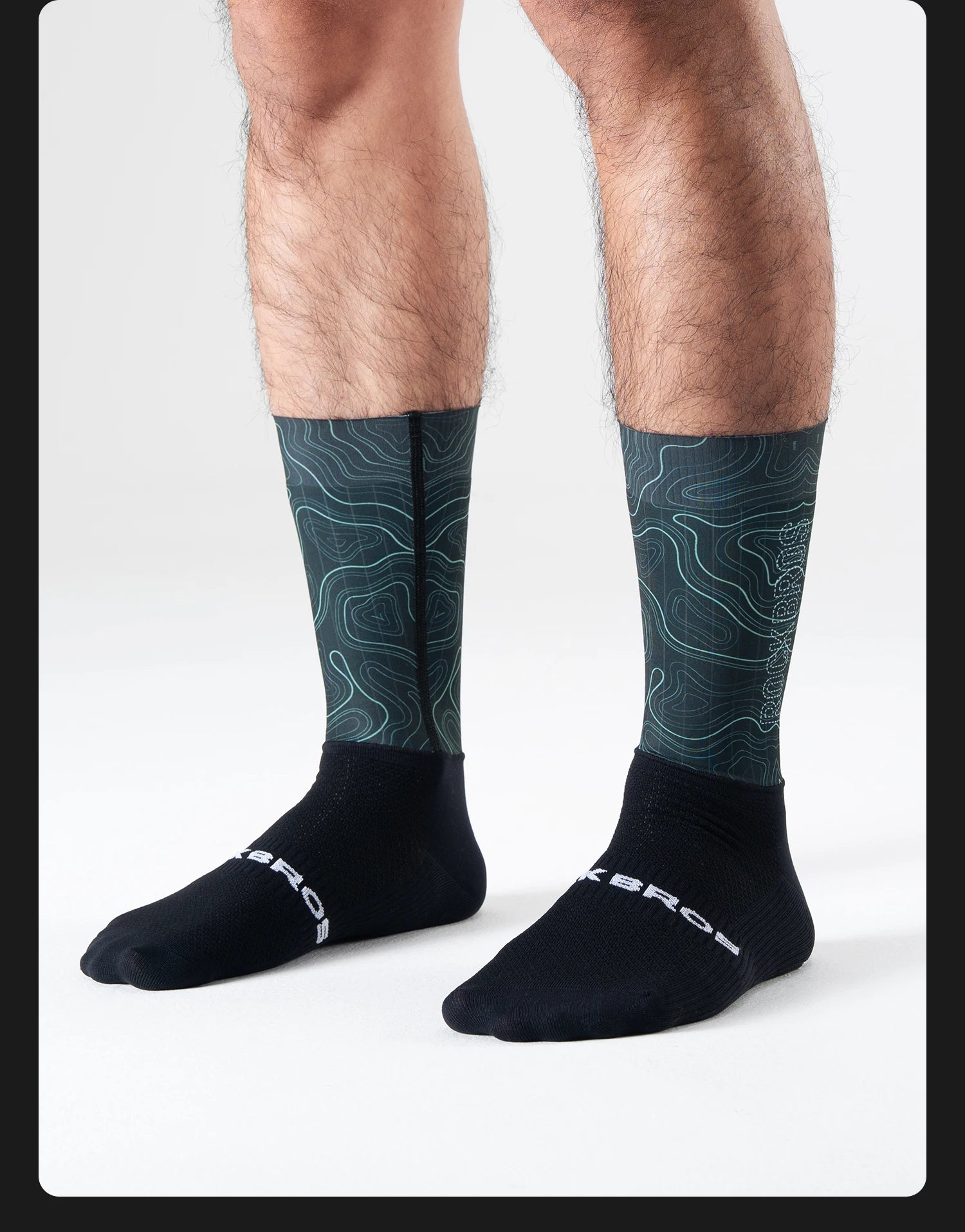 Compression Cycling Socks Knee-High Non-Slip Sports Performance Socks