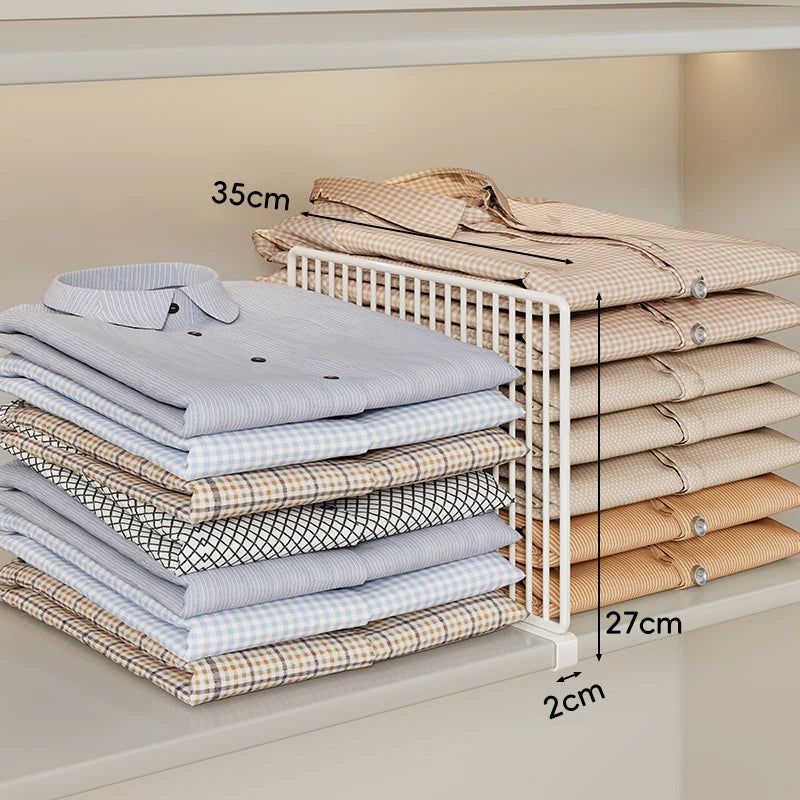 Adjustable Metal Wardrobe Shelf Dividers