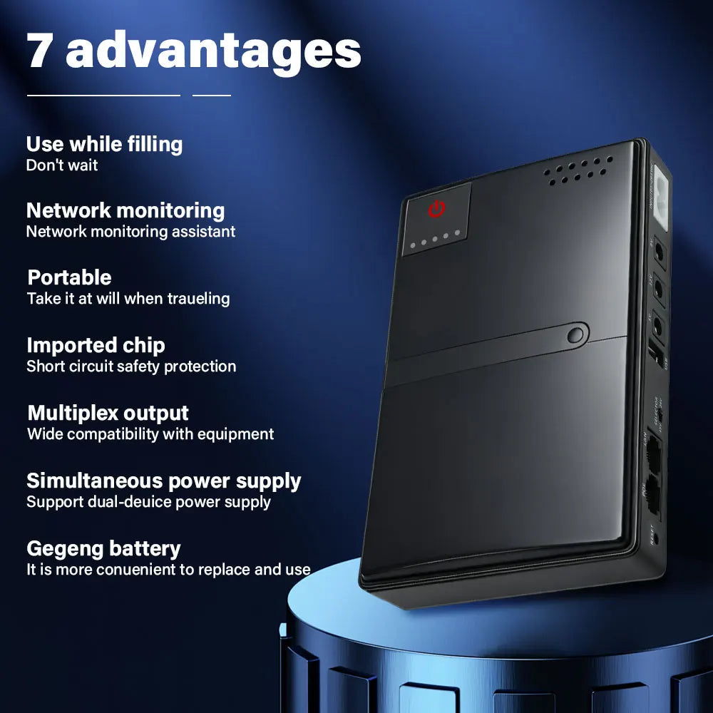 Mini UPS 5V 9V 12V pro router WiFi modem