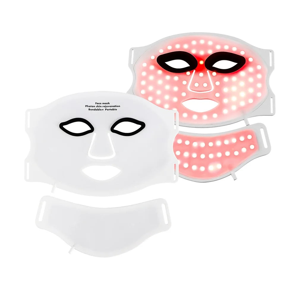7 Color LED Silicone Face & Neck Mask for Skin Rejuvenation