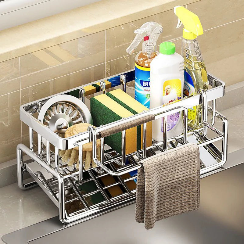 Sink Sponge & Dishcloth Storage Rack