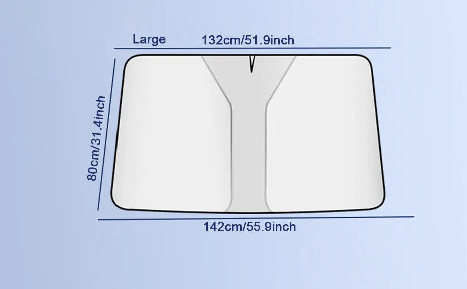 SEAMETAL Car Windshield Sun Shade Foldable Front Window Sun Protection Cover Anti UV Summer Cooling Sunshade Curtains for Car