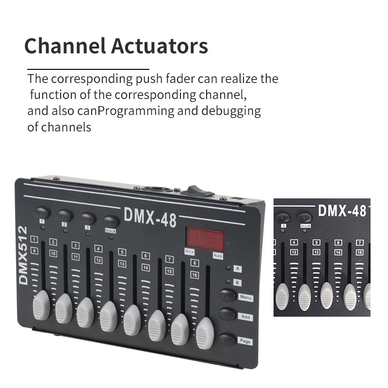 DMX-48 Compact Stage Lighting Controller