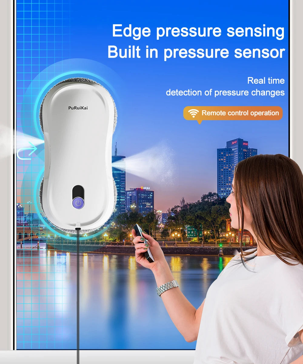 PuRuiKai aknapesurobot kahe düüsiga